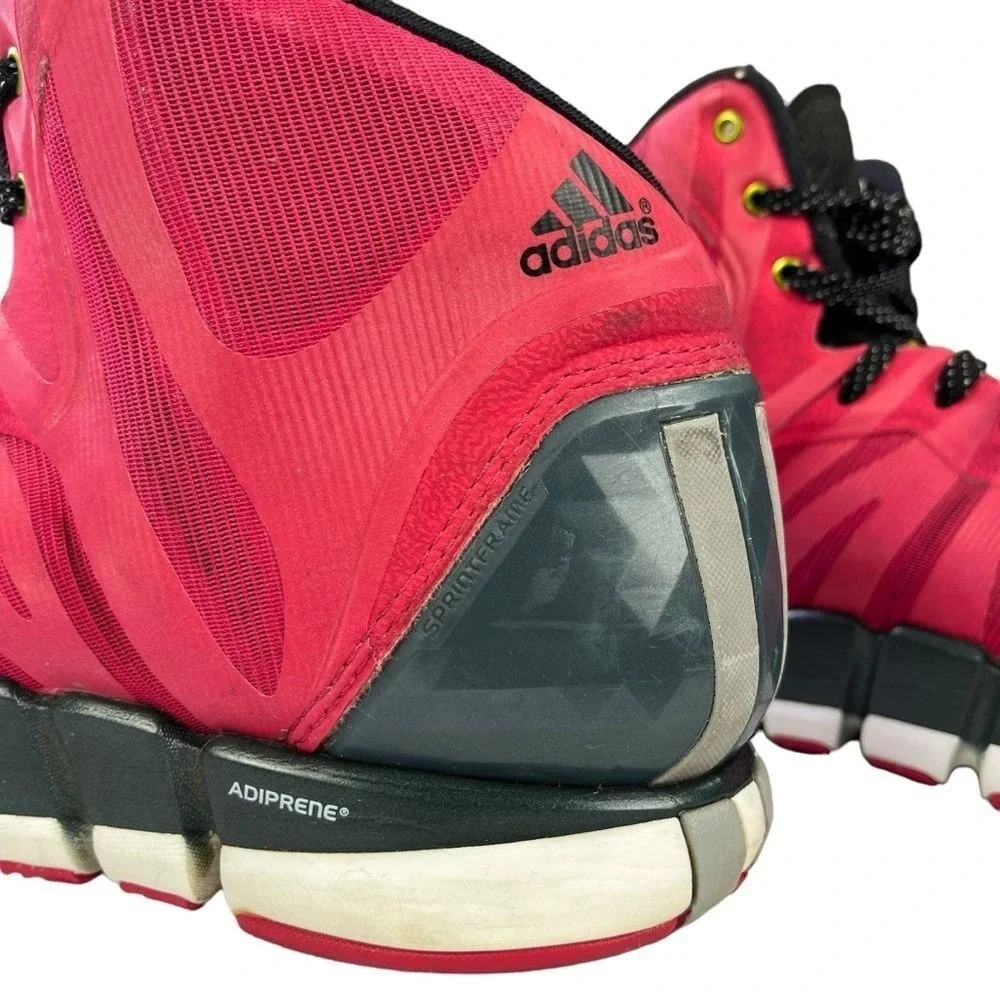 Vintage Adidas‎ D Rose 4.5 Mens 14 Pink Basketball Sneakers GeoFit SprintFrame